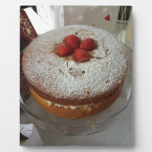 Victoria Sponge Cake Fotoplatte (Vorderseite)