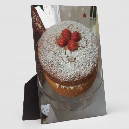 Victoria Sponge Cake Fotoplatte (Seite)