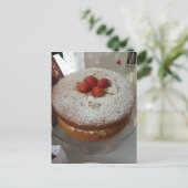 Victoria Sponge Cake Postkarte (Stehend Vorderseite)