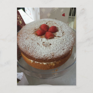 Victoria Sponge Cake Postkarte