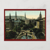 Victoria Square, Montreal Vintag Postkarte (Vorderseite)