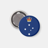 Victoria Staat Abzeichen - AUSTRALIEN Magnet (Vorderseite/Rückseite)