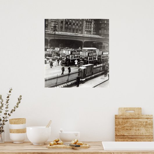 Victoria Station, 1920er Poster (Küche)