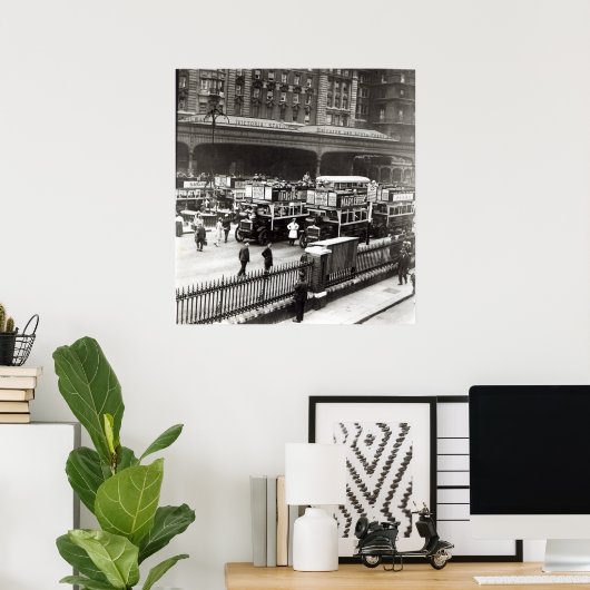 Victoria Station, 1920er Poster (Heimbüro)