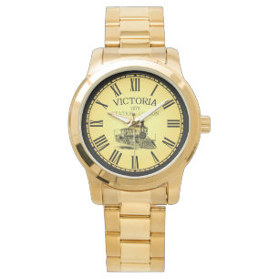 Victoria Station ~ London England ~ 1879 ~ Armbanduhr