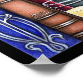 Victoria Steam Punk Fee Poster (Ecke)