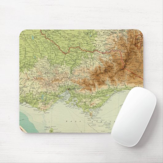 Victoria & Tasmania Mousepad (Mit Mouse)