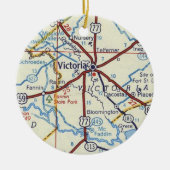 Victoria Texas Christmas Ornament (Vorne)