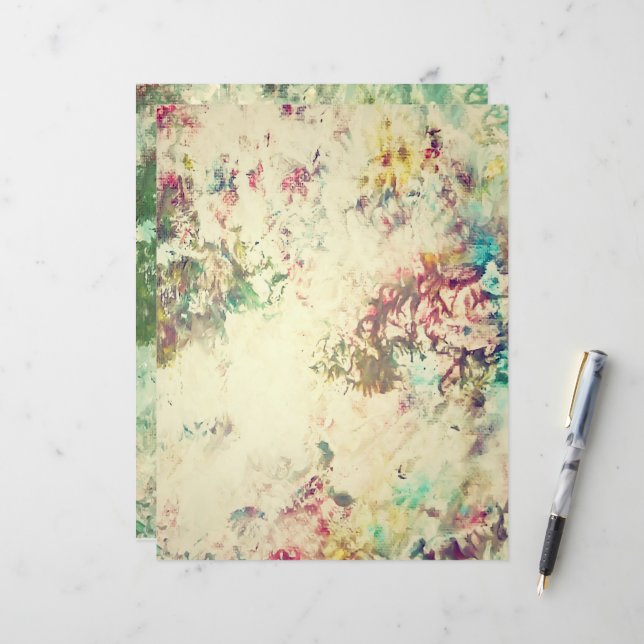 Victoria Texture Vintag Earth (Vorderseite/Rückseite Beispiel)