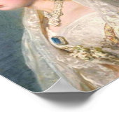 Victoria The Bridge von Franz Xaver Winterhalter Poster (Ecke)