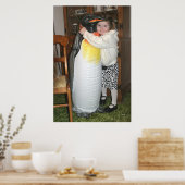 Victoria und Penguin Poster (Küche)