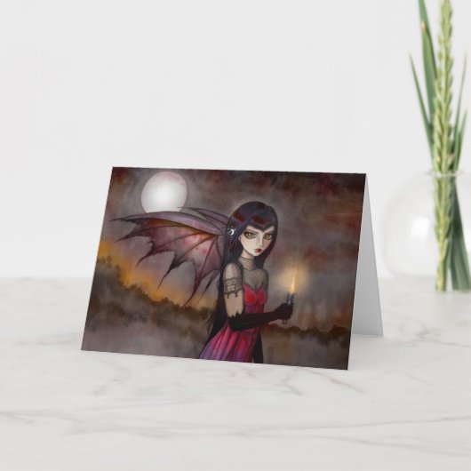 Victoria Vampire Grußkarte Karte (Vorderseite)