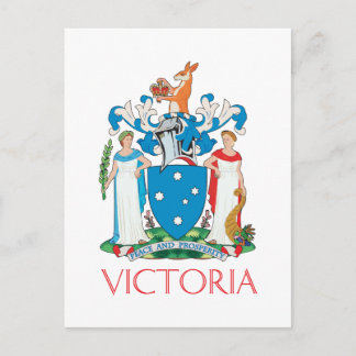 Victoria-Wappen Postkarte