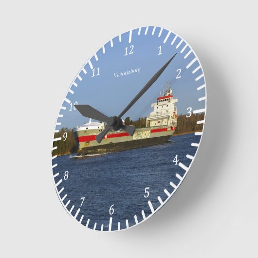 Victoriaboratuhr Runde Wanduhr (Winkel)