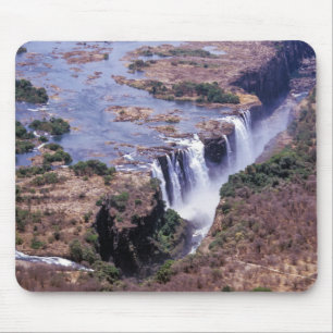 Victoriafälle Luftansicht - Simbabwe, Afrika Mousepad