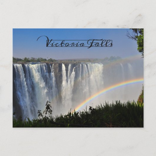 Victoriafälle Postkarte (Vorderseite)