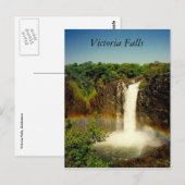 Victoriafälle Postkarte (Vorne/Hinten)
