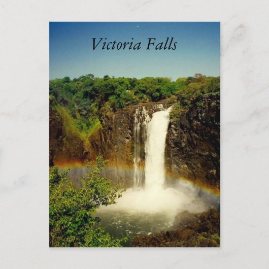 Victoriafälle Postkarte (Vorderseite)