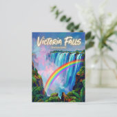 Victoriafälle Simbabwe Postkarte (Stehend Vorderseite)