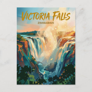 Victoriafälle Simbabwe Postkarte