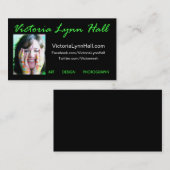 VictoriaLynnHall.com-Visitenkarten Visitenkarte (Vorne/Hinten)