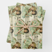 Victorian Angels Violin and Sheet Music Geschenkpapier Set (Beispiel)