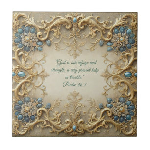 Victorian anpassbare Bibelverse Fliese