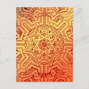 Victorian Arabesque, IDALIS - Sonnenuntergang Postkarte