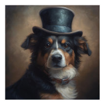 Victorian Australian Shepherd Hund Topfhuhren Kuns