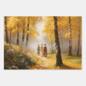 Victorian Autumn Stroll Wrapping Paper Geschenkpapier Set (Vorderseite 3)