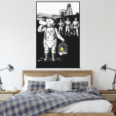 Victorian Baby-Kohlenbergmann-Druck Leinwanddruck (Insitu (Schlafzimmer))