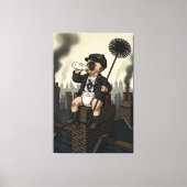 Victorian Baby Schornsteinfeger Leinwanddruck (Vorderseite)