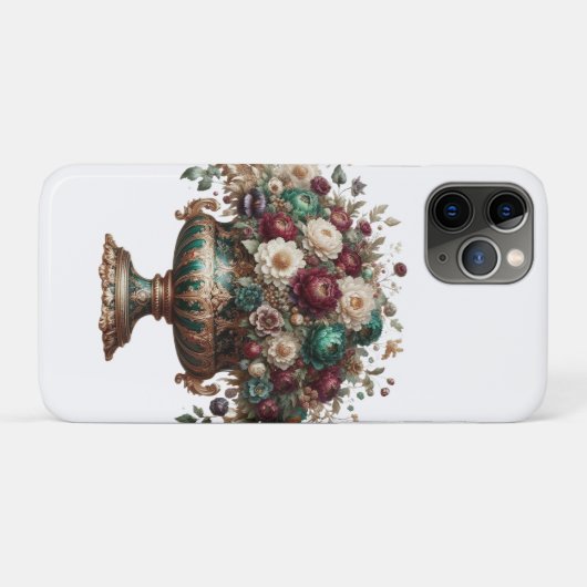 Victorian Bavaria Floral Vase Case-Mate iPhone Hülle (Rückseite (Horizontal))