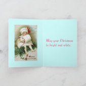 Victorian Bell Christmas Card Feiertagskarte (Innenseite)