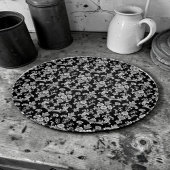 Victorian Black and White Damask Pattern Schneidebrett