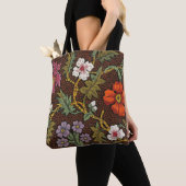 Victorian Botanical Drawing Floral Accessory Pouch Tasche (Von Nahem)
