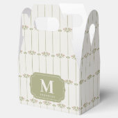 Victorian Botanical Traditional Stripes Geschenkschachtel (Geöffnet)