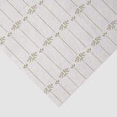 Victorian Botanical Traditional Stripes Seidenpapier (Ausschnitt)