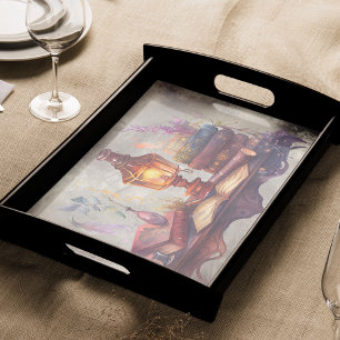 Victorian Boudoir   Antique Writing Desk With Lamp Seidenpapier