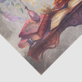 Victorian Boudoir | Antique Writing Desk With Lamp Seidenpapier (Ausschnitt)