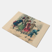 Victorian Children Dress Play Vintage Antique Fußmatte (Schrägansicht)