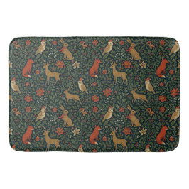 Victorian Christmas Animal & Botanical Badematte