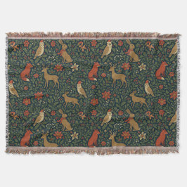 Victorian Christmas Animal & Botanical Decke