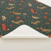 Victorian Christmas Animal & Botanical Sherpadecke (3/4)