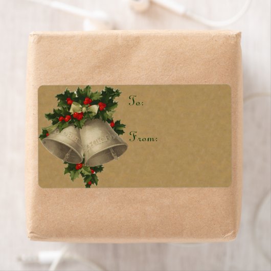 Victorian Christmas Bell Labels (Insitu)