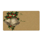 Victorian Christmas Bell Labels (Vorne)