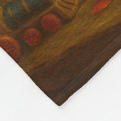 Victorian Christmas Blanket – Ornament Painting Fleecedecke (Ecke)