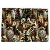 Victorian Christmas Elegance  Große Geschenktüte (Rückseite)
