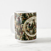 Victorian Christmas Elegance  Kaffeetasse (Vorderseite Links)