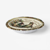 Victorian Christmas Elegance  Pappteller (Gewinkelt)